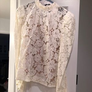 Ivory lace top